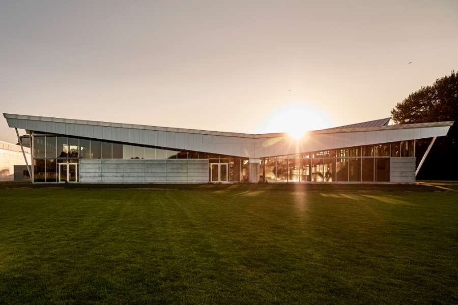 A steel façade with character provides room for sport organisations, Ringsted Sportscenter, Tværalle 8, 4100 Ringsted, Denmark